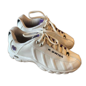 K-Swiss Womens St329 CMF Trainer Running shoes Lifestyle Sneaker Sz 8 purple